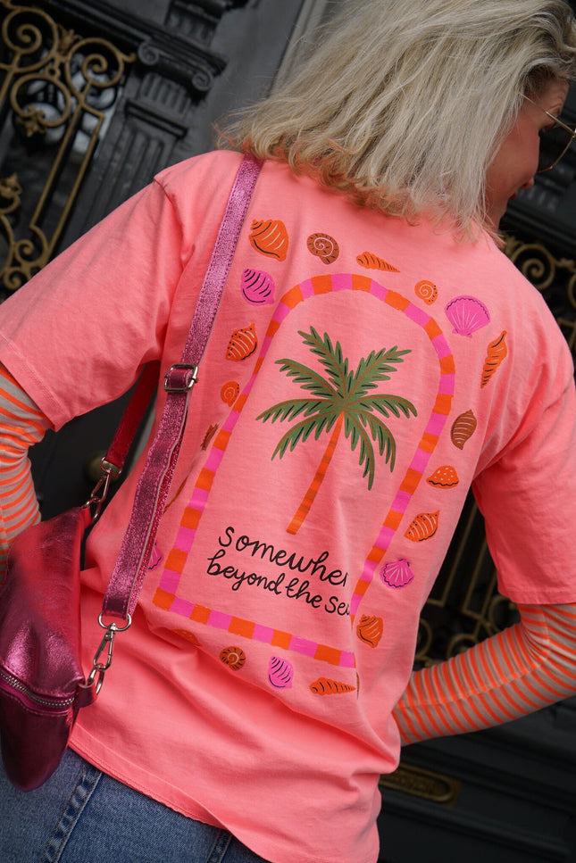 T - SHIRT BEYOND THE SEA PEACH - Hipishet
