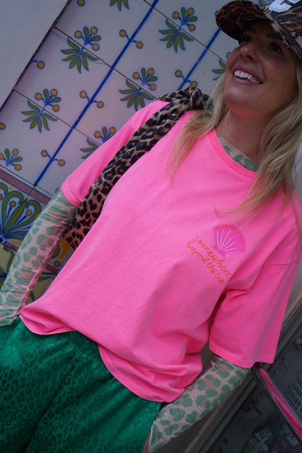 T - SHIRT BEYOND THE SEA ROZE - Hipishet