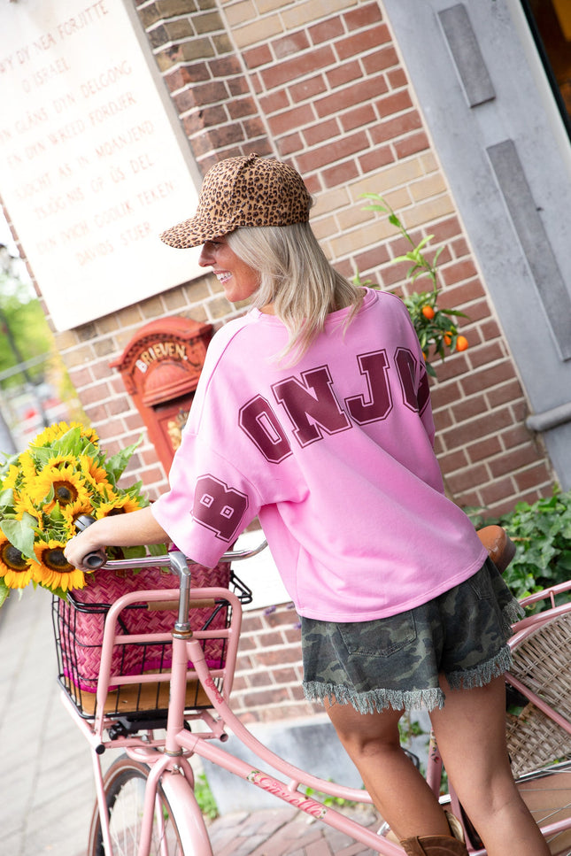T-SHIRT BONJOUR ROZE - Hipishet