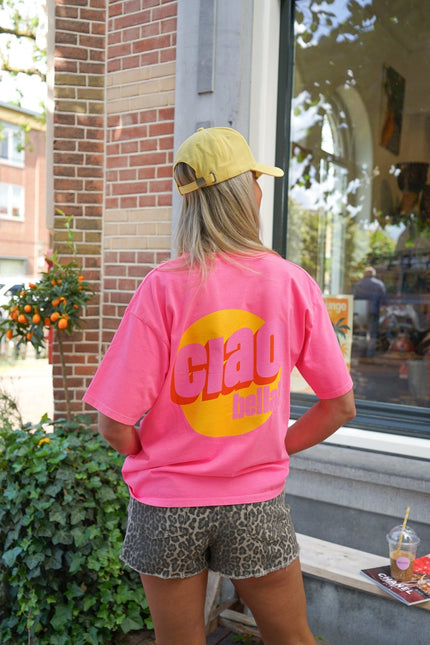 T-SHIRT CIAO BELLA ROZE - Hipishet