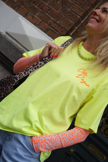 T - SHIRT COTE D'AZUR GIFGROEN - Hipishet