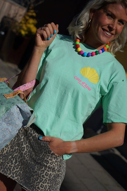 T - SHIRT COTE D'AZUR GROEN - Hipishet