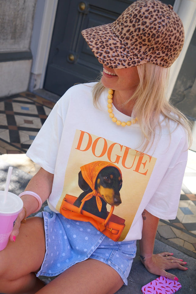 T - SHIRT DOG BAG ORANJE - Hipishet