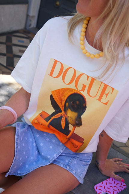 T - SHIRT DOG BAG ORANJE - Hipishet