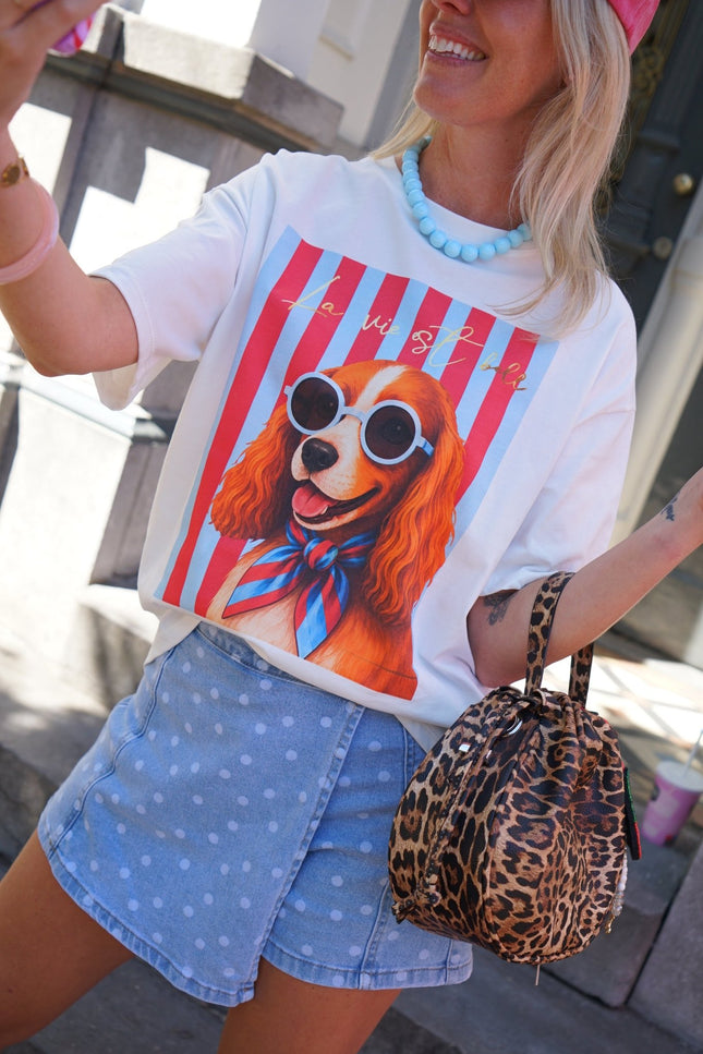 T - SHIRT DOG STREEP ROOD - Hipishet