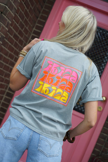 T - SHIRT IBIZA GRIJS - Hipishet