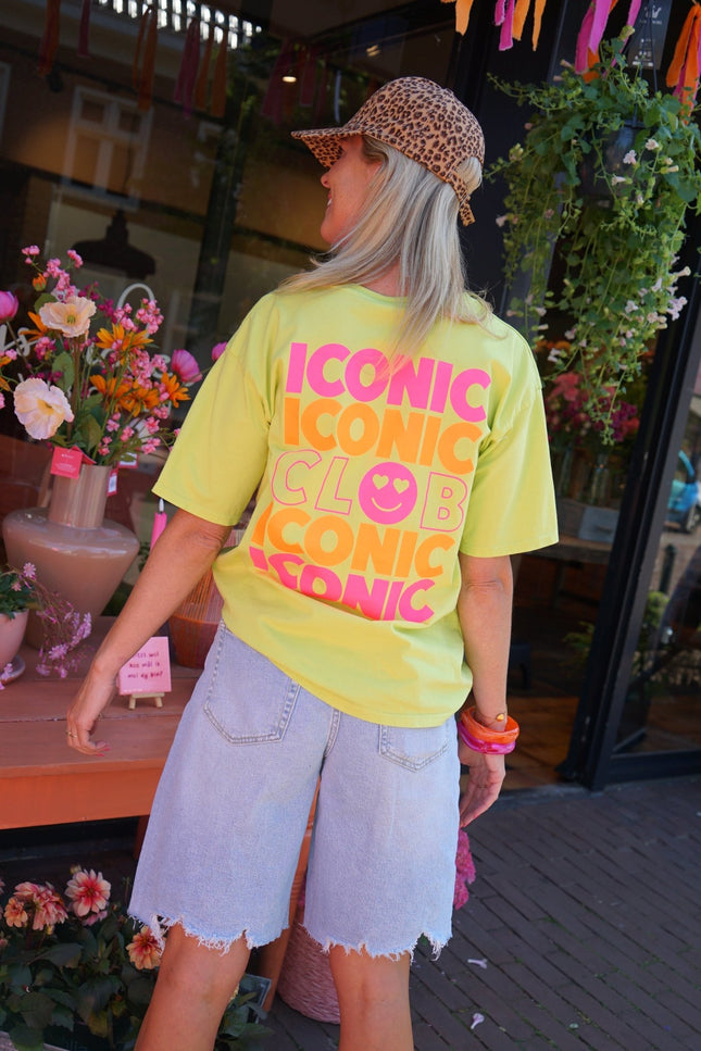 T - SHIRT ICONIC GROEN - Hipishet