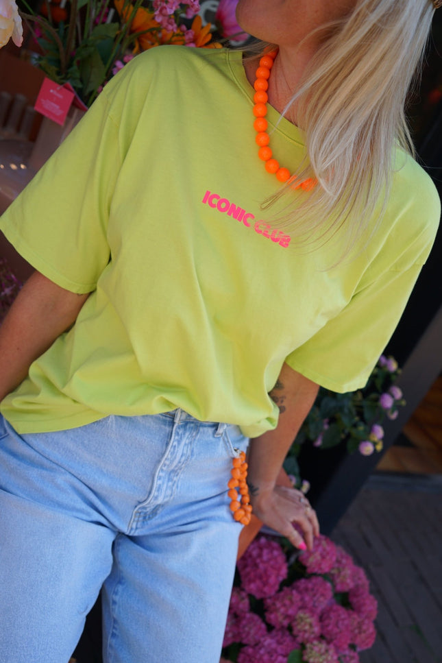 T - SHIRT ICONIC GROEN - Hipishet