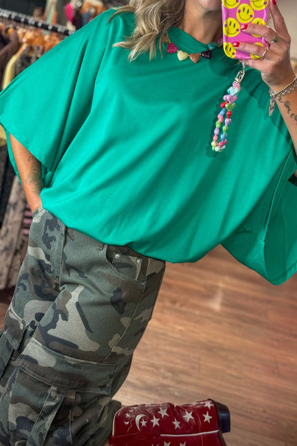 T-SHIRT LEA GROEN - Hip is het
