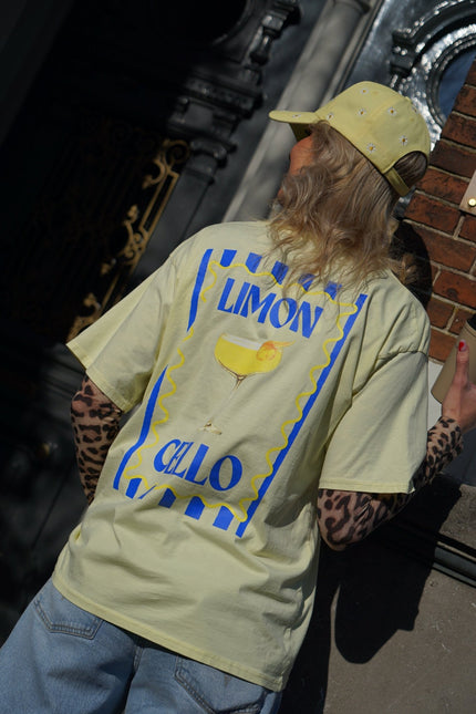 T - SHIRT LIMONCELLO GEEL - Hipishet