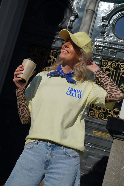 T - SHIRT LIMONCELLO GEEL - Hipishet