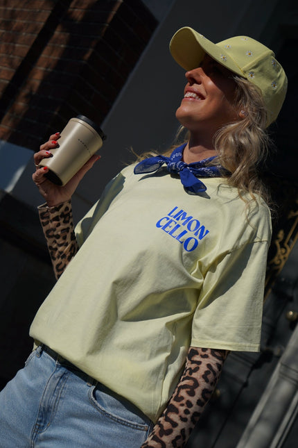 T - SHIRT LIMONCELLO GEEL - Hipishet