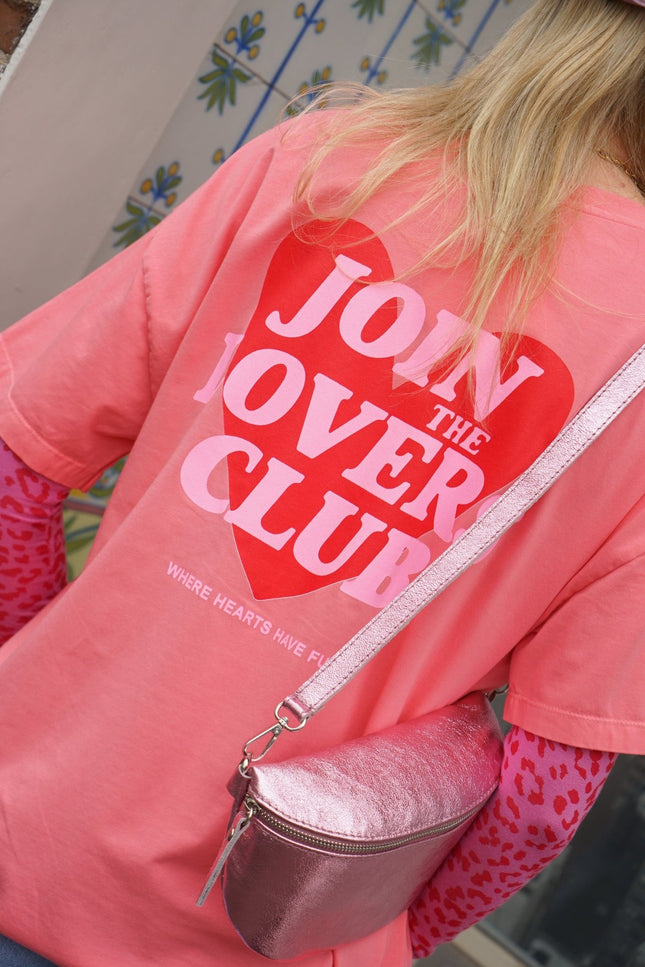 T - SHIRT LOVERS CLUB PEACH - Hipishet