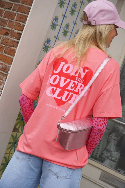 T - SHIRT LOVERS CLUB PEACH - Hipishet