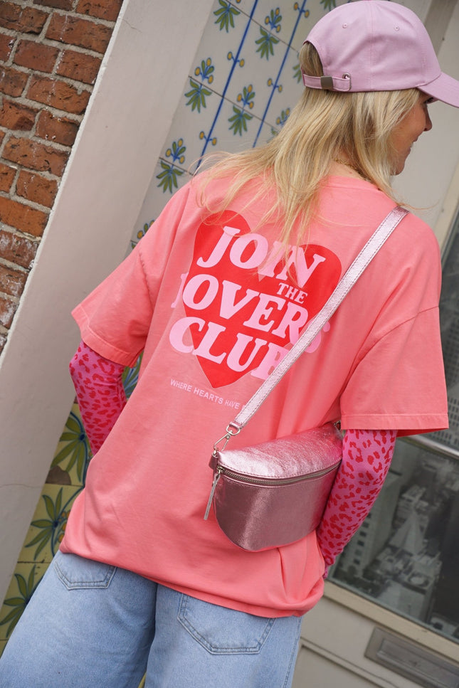 T - SHIRT LOVERS CLUB PEACH - Hipishet