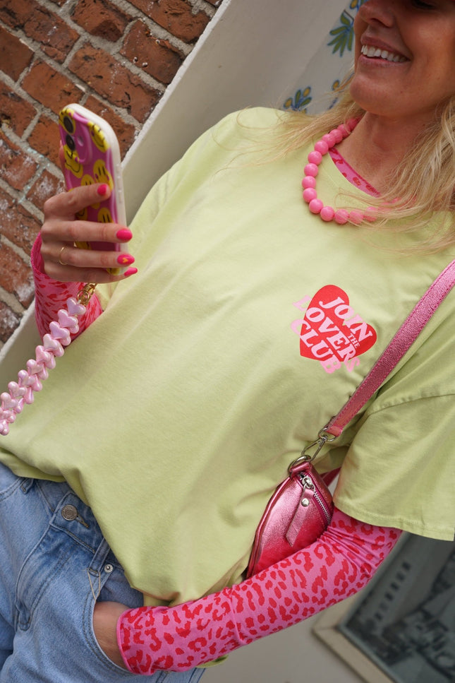 T - SHIRT LOVERS CLUB PISTACHE - Hipishet