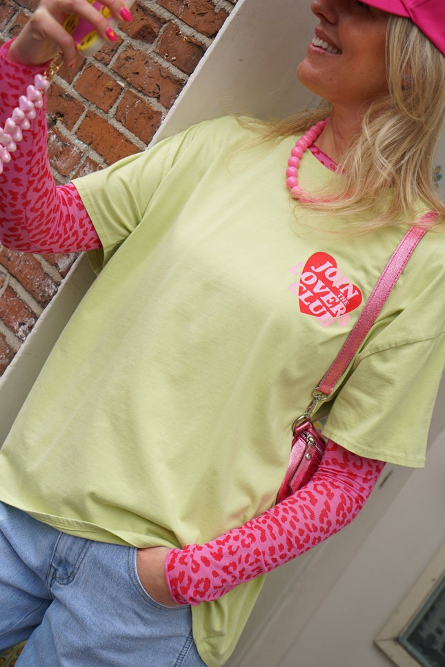 T - SHIRT LOVERS CLUB PISTACHE - Hipishet