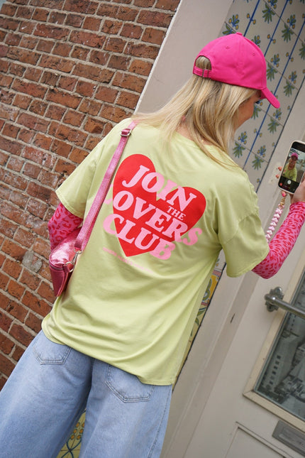T - SHIRT LOVERS CLUB PISTACHE - Hipishet
