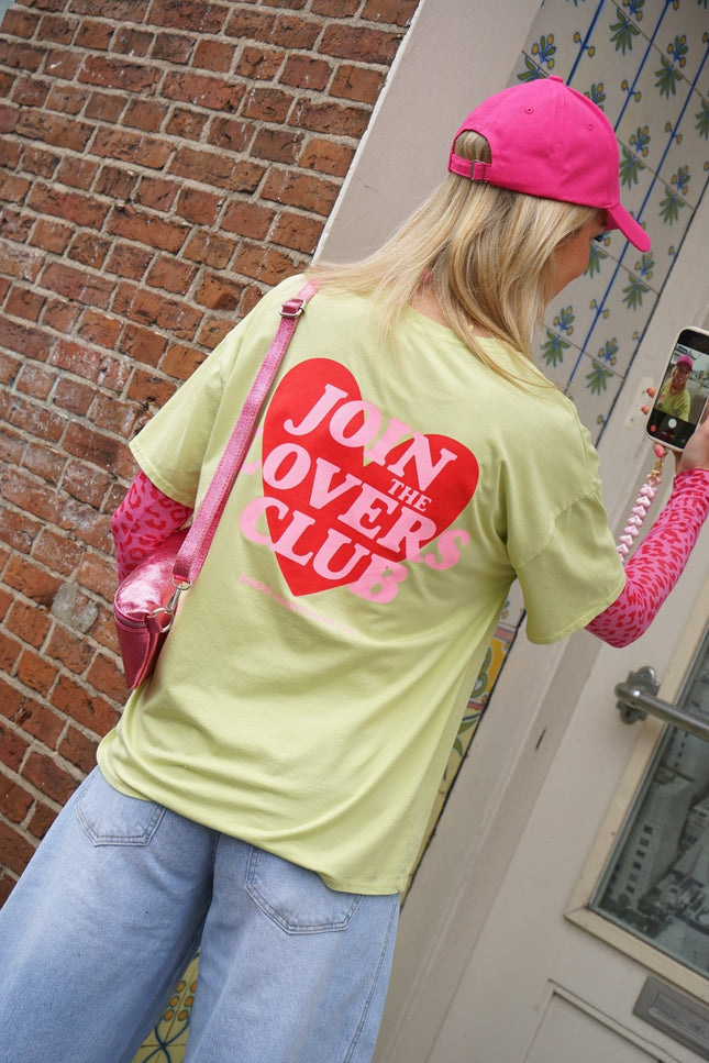 T - SHIRT LOVERS CLUB PISTACHE - Hipishet