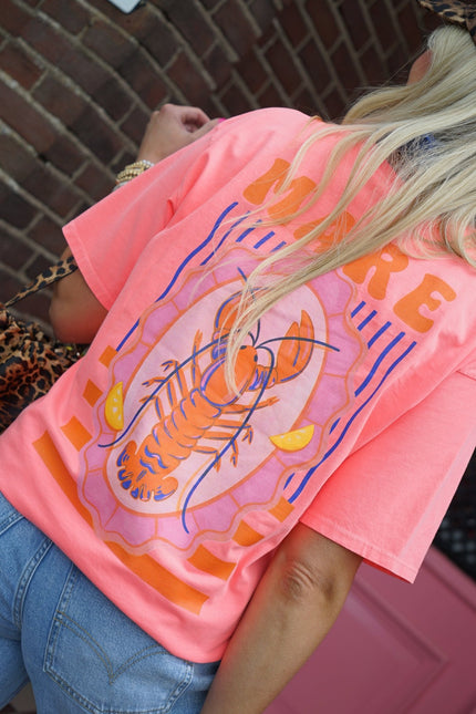 T - SHIRT MARE PEACH - Hipishet