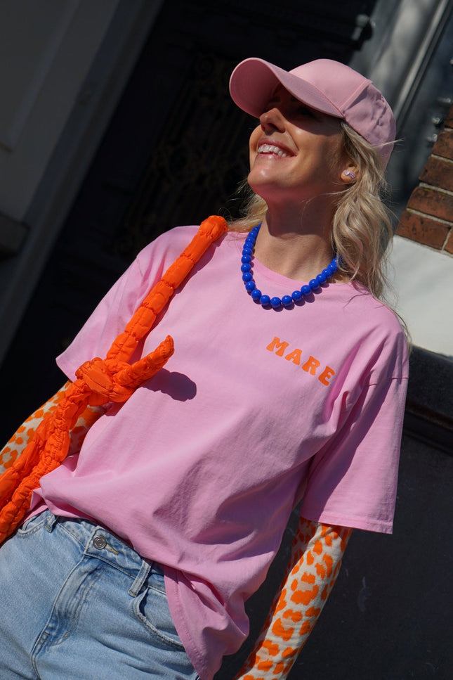 T - SHIRT MARE ROZE - Hipishet