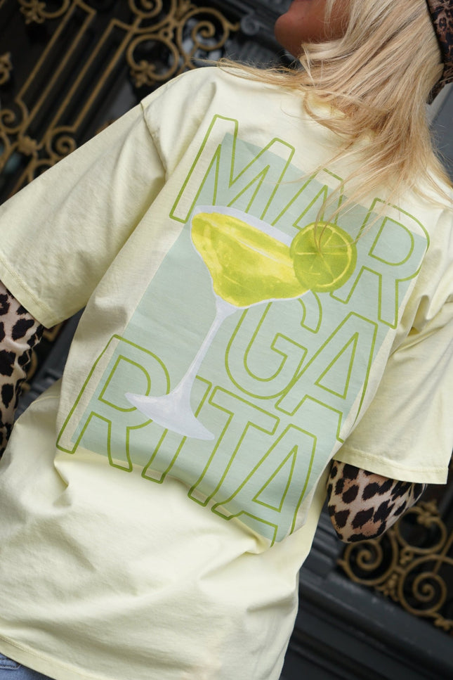 T - SHIRT MARGARITA GEEL - Hipishet