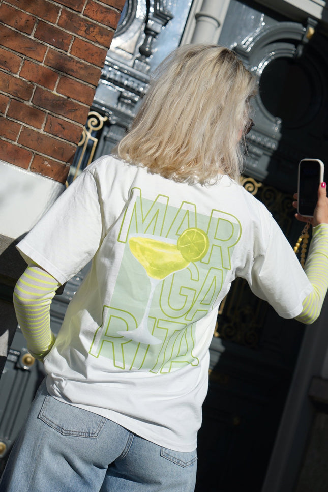 T - SHIRT MARGARITA WIT - Hipishet