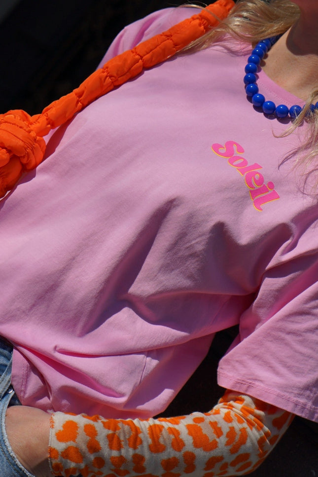 T - SHIRT SOLEIL ROZE - Hipishet