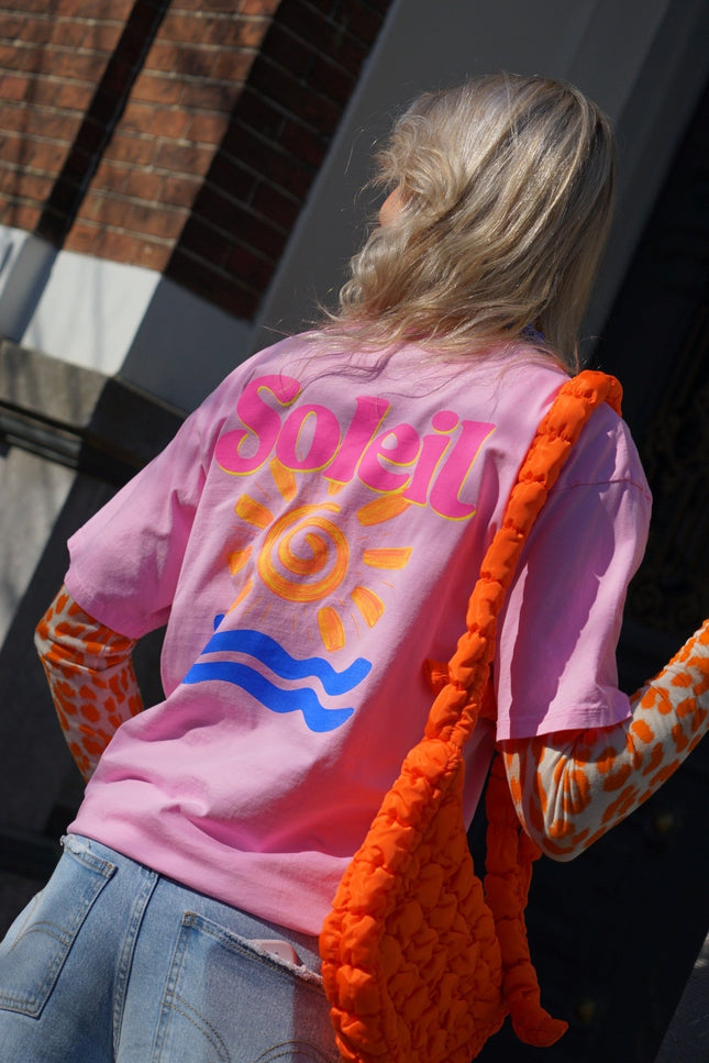 T - SHIRT SOLEIL ROZE - Hipishet