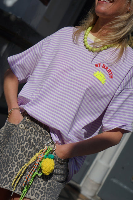 T - SHIRT ST BARTH LILA - Hipishet