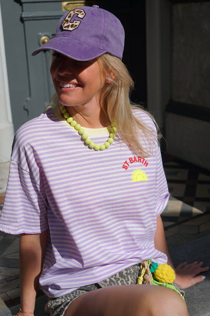 T - SHIRT ST BARTH LILA - Hipishet