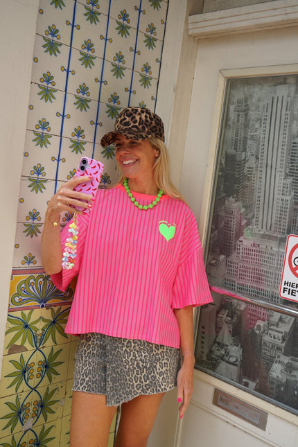 T - SHIRT SUMMER OF LOVE ROZE - Hipishet