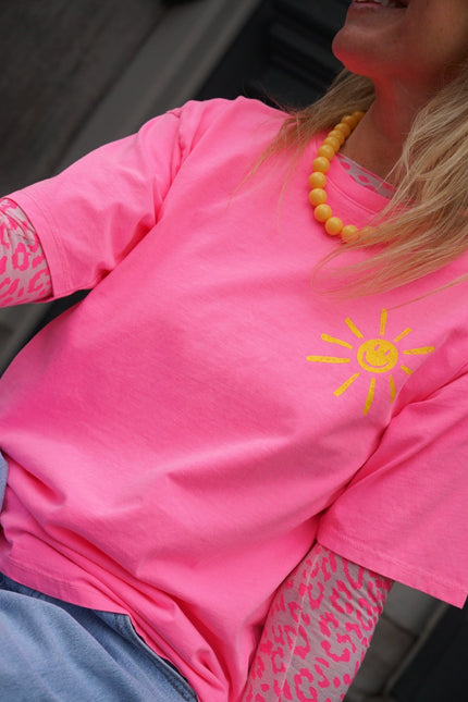 T - SHIRT SUN ROZE - Hipishet