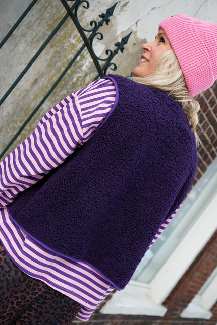 TEDDY GILET AMOUR PAARS - Hipishet