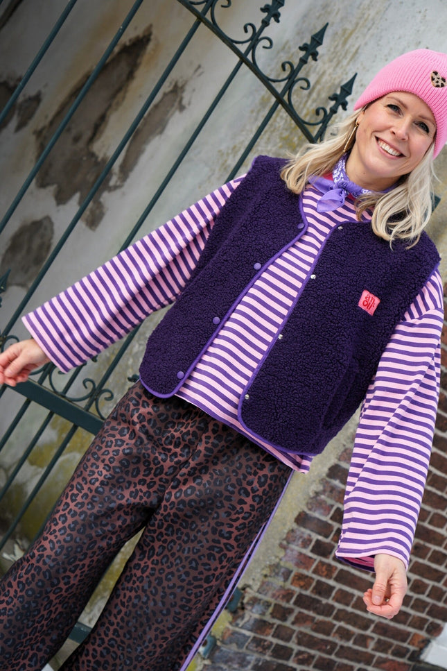 TEDDY GILET AMOUR PAARS - Hipishet