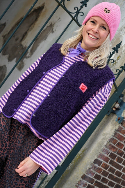 TEDDY GILET AMOUR PAARS - Hipishet