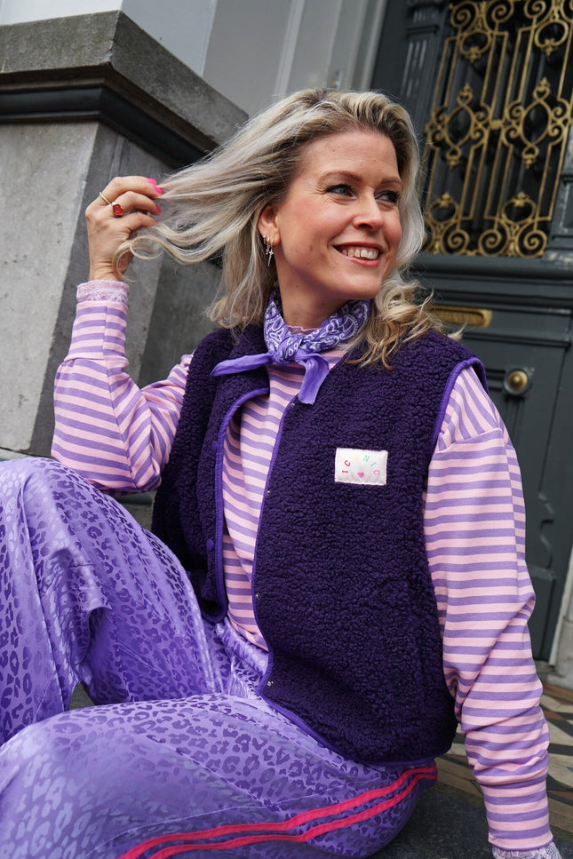 TEDDY GILET ICONIC PAARS - Hipishet