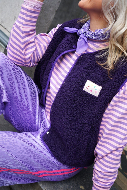 TEDDY GILET ICONIC PAARS - Hipishet