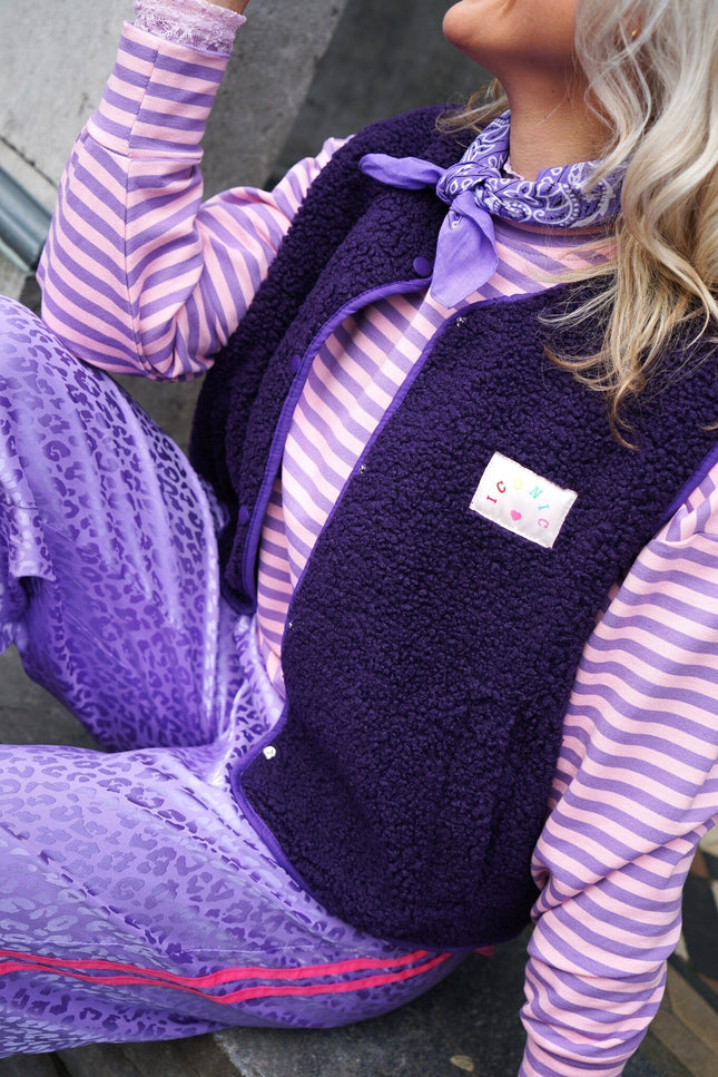 TEDDY GILET ICONIC PAARS - Hipishet