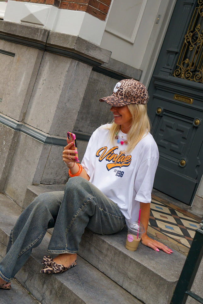 TEE VINTAGE WIT - Hip is het