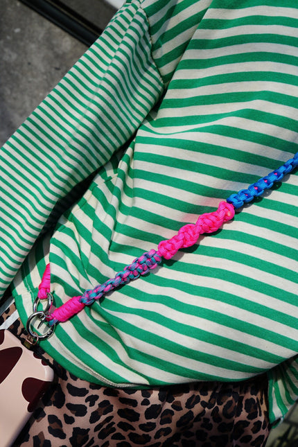 TELEFOONKOORD BLAUW FUCHSIA - Hipishet
