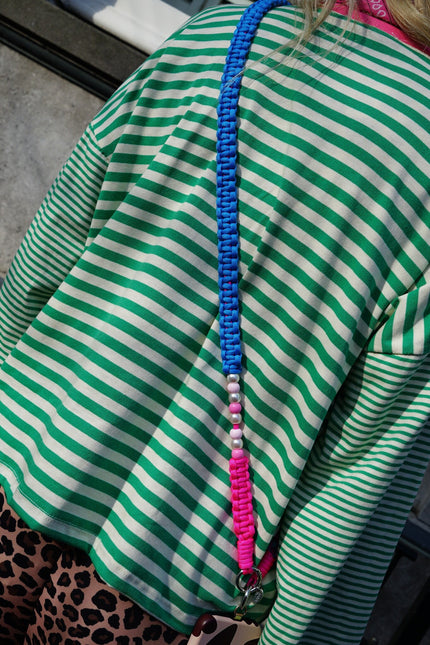 TELEFOONKOORD BLAUW FUCHSIA - Hipishet