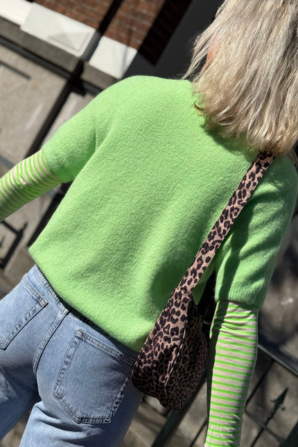 TOP ALPACA GROEN - Hipishet