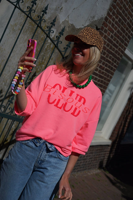 TOP CLUB BISOUS NEON ROZE - Hipishet