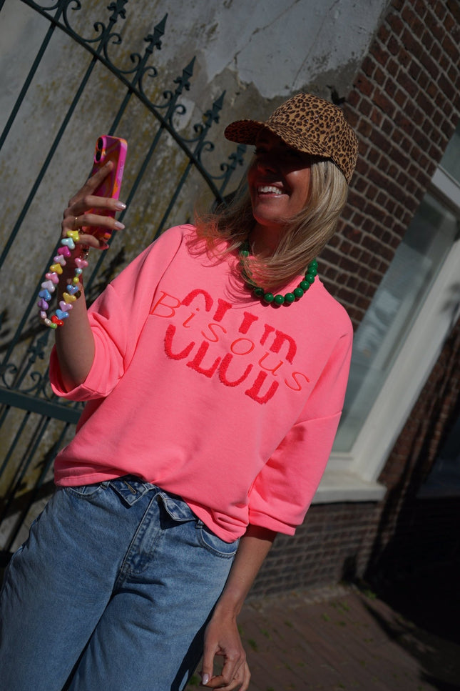TOP CLUB BISOUS NEON ROZE - Hipishet