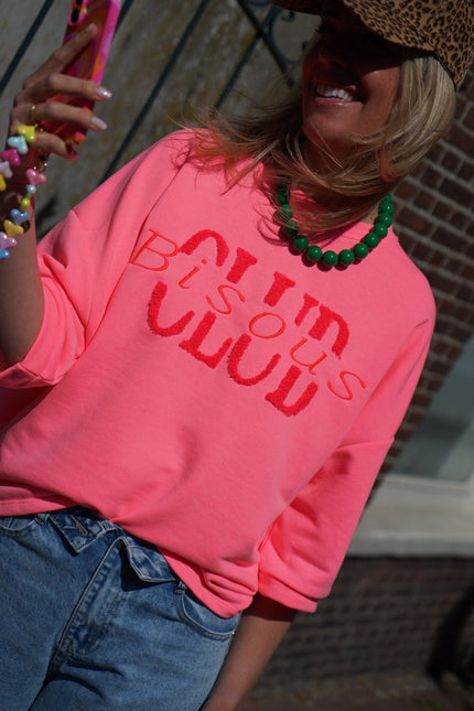 TOP CLUB BISOUS NEON ROZE - Hipishet