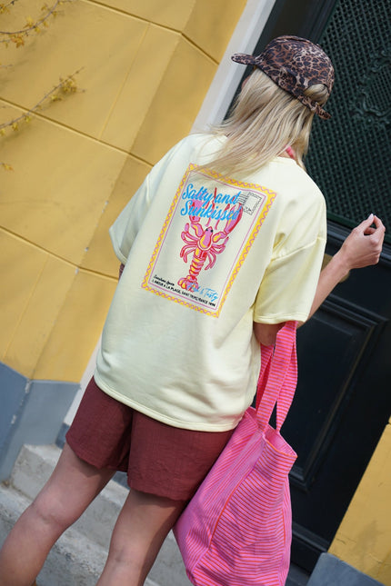 TOP SALTY SUNKISSED GEEL - Hipishet
