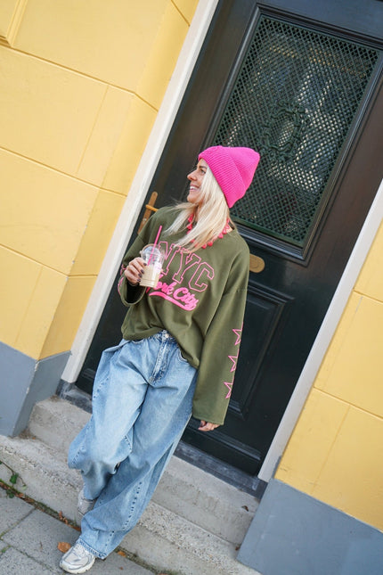 WIDE LEG JEANS RIXT BLAUW - Hip is het